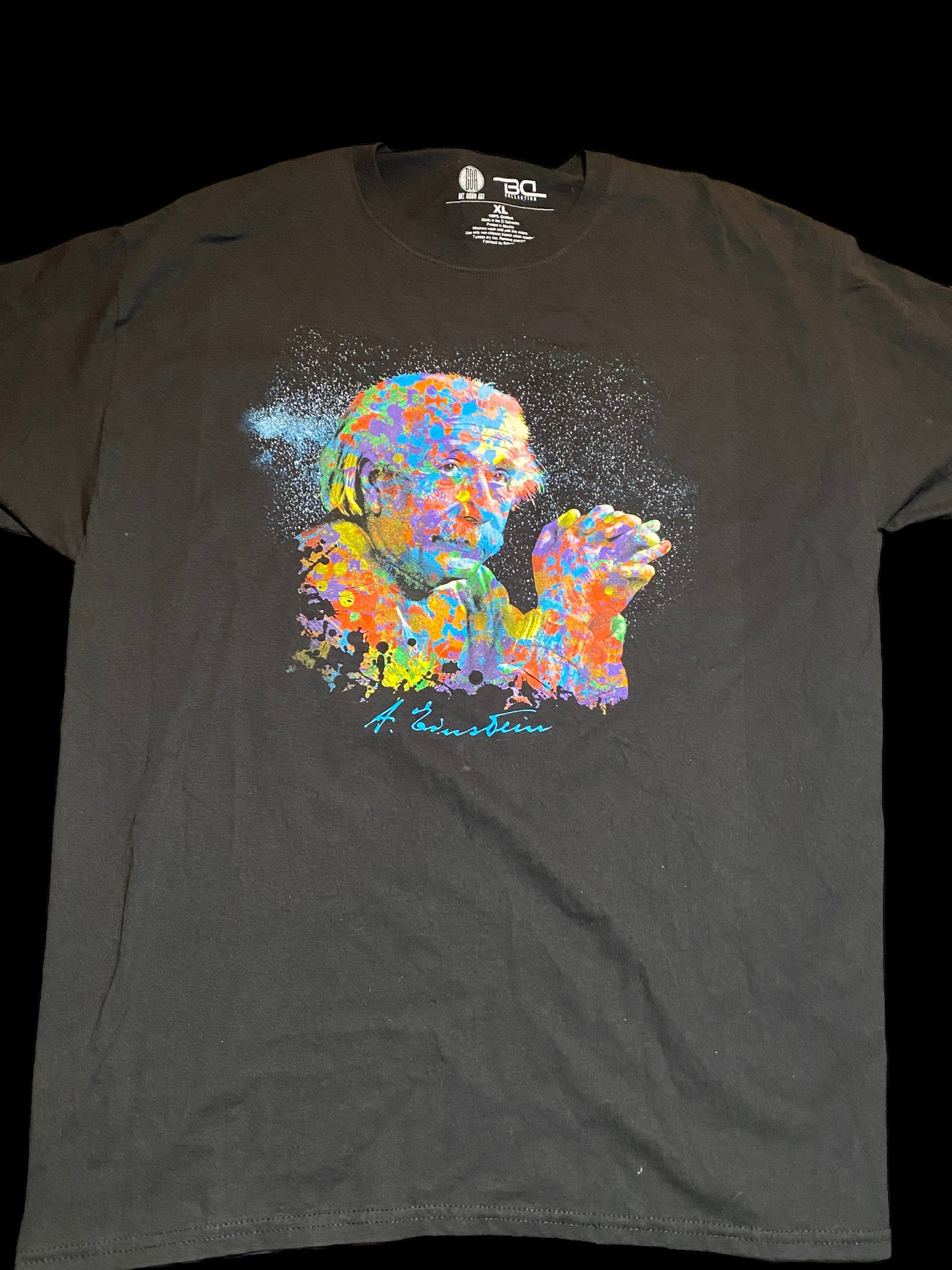 Black Albert Einstein Tshirt