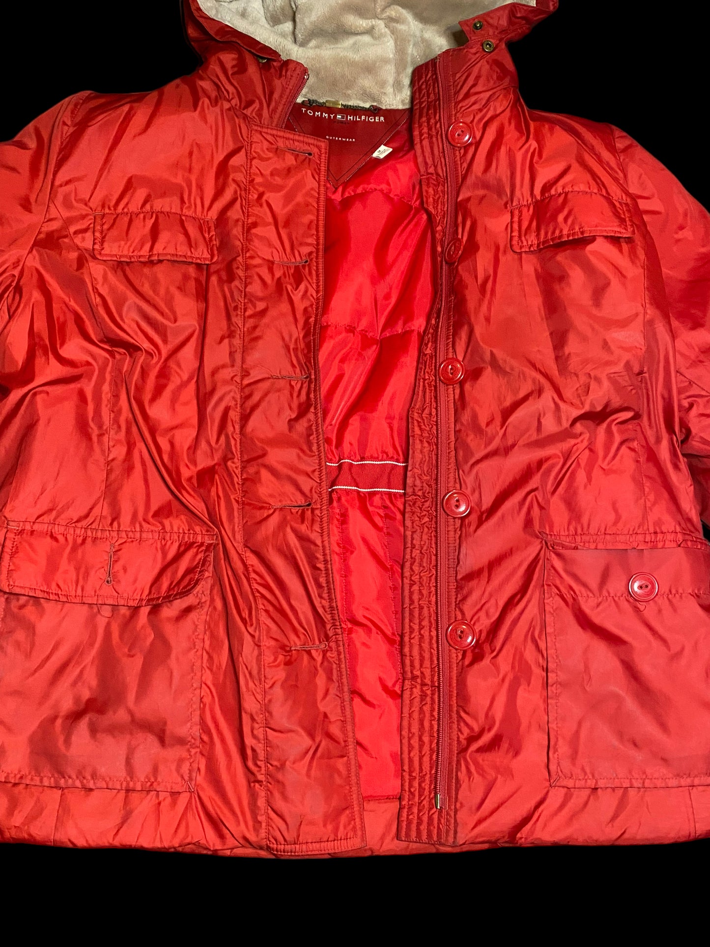 Red Tommy Hilfiger Vintage Red Jacket